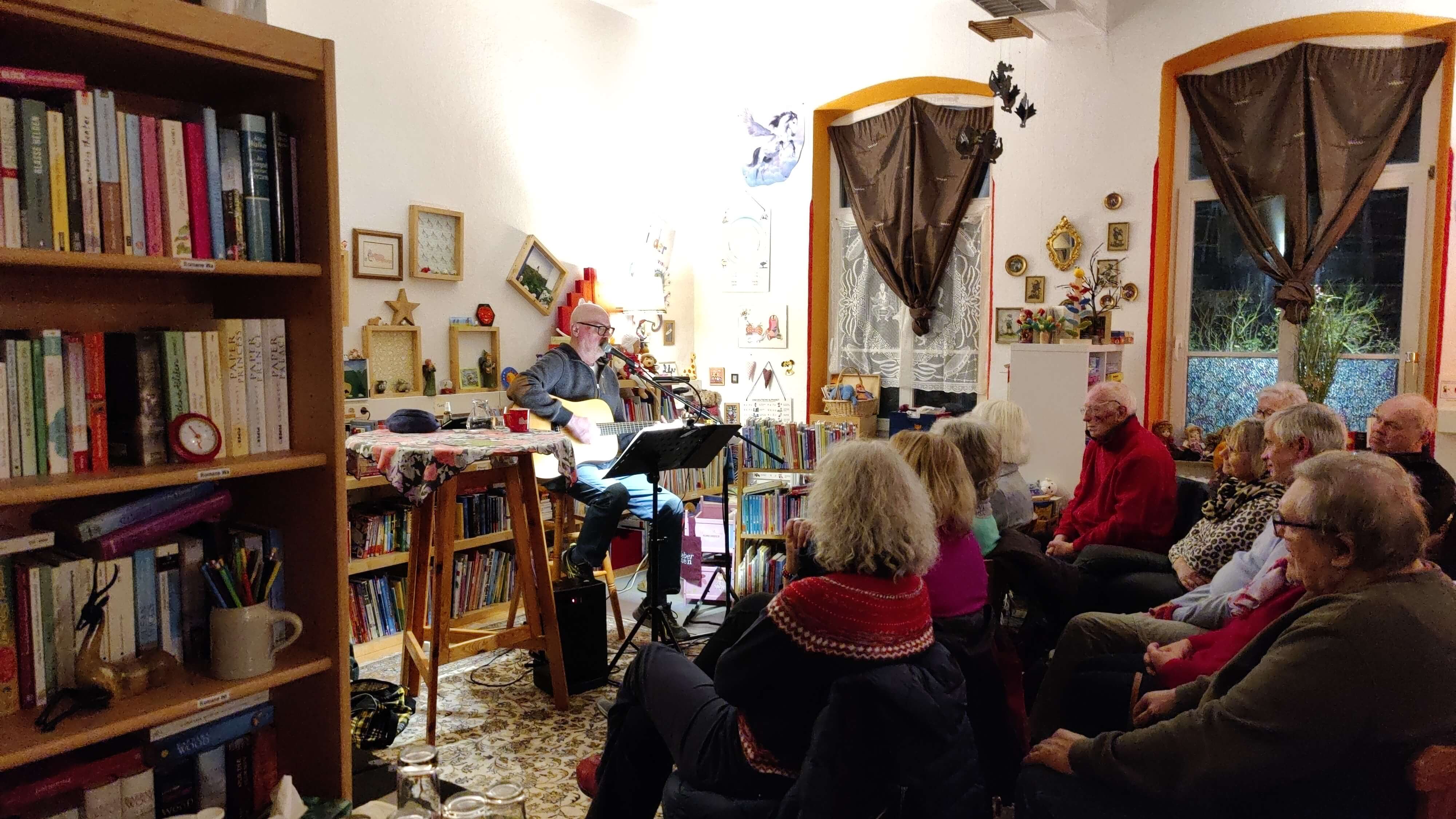 Jochen Rudolph vor Publikum