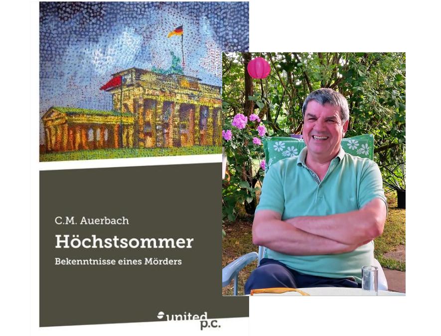 Autor Thomas Schmitz-Albohn und das Cover des Buchs Höchstsommer